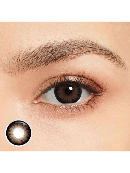 Supersize Brown Prescription 6 Months Contact Lenses