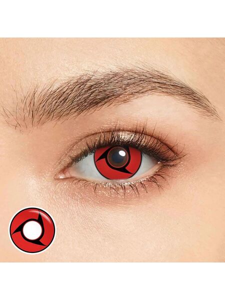 Sweety Sharingan Red Costume Yearly Contact Lenses