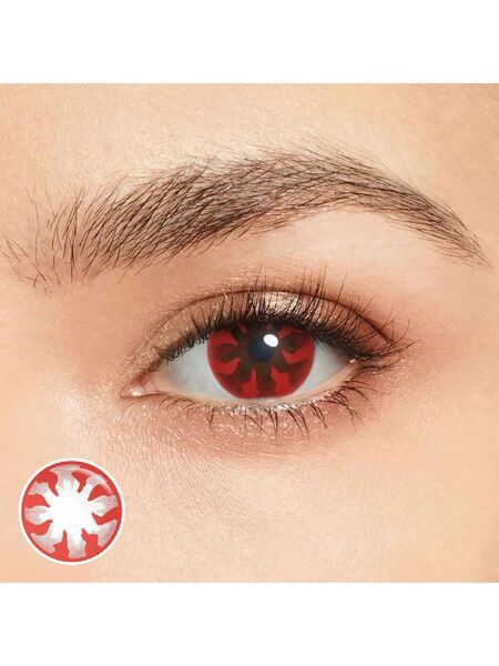 Witchfire Red Costume Yearly Contact Lenses