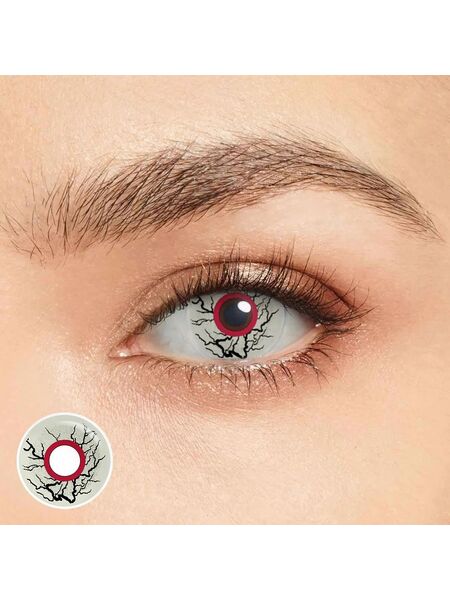 Lava Black Costume Yearly Contact Lenses