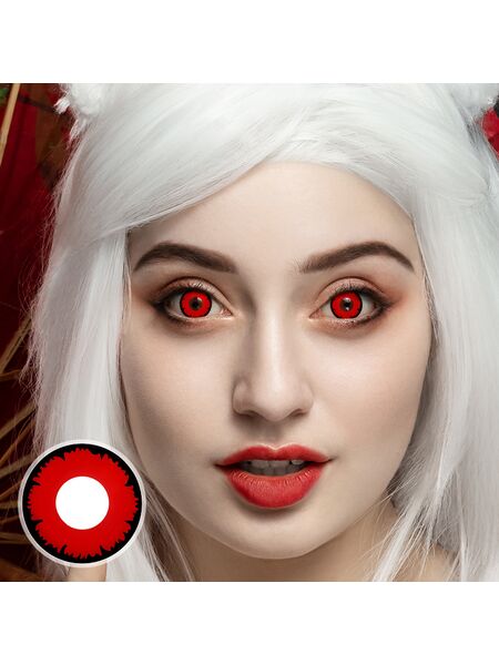 Twilight Red Costume Yearly Contact Lenses