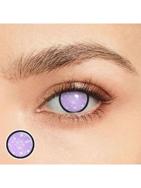 Blind Starry Purple Costume Yearly Contact Lenses