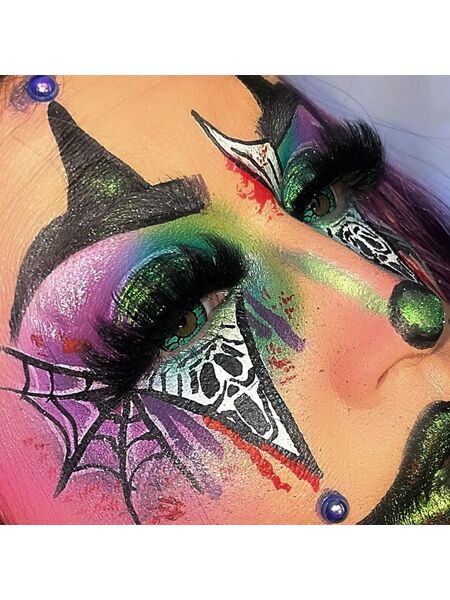 Crack Green Costume Yearly Contact Lenses