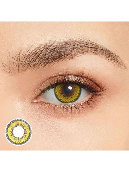 Tosca Three Tone Brown Halloween Yearly Contact Lenses