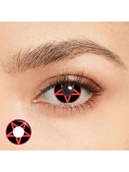 Astral Sigil Red Costume Yearly Contact Lenses