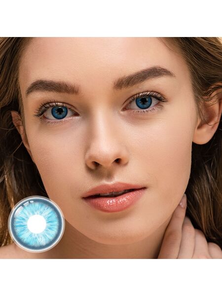 Glacier Blue Yearly Contact Lenses