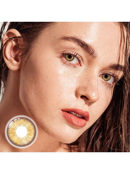 Glacier Brown Yearly Contact Lenses