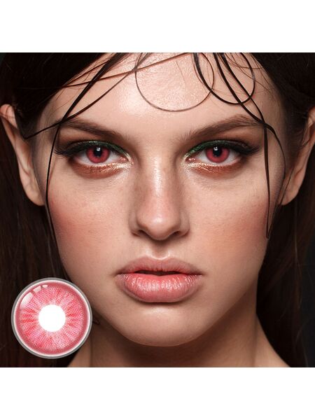 Glacier Pink Yearly Contact Lenses