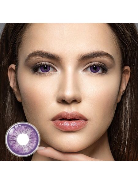 Glacier Violet Yearly Contact Lenses