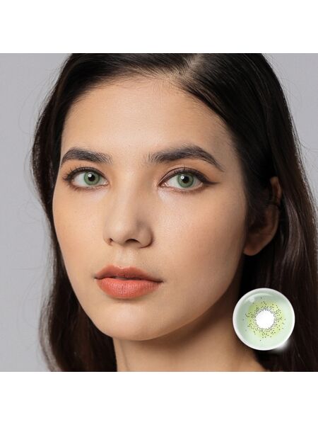 Celine Green Yearly Contact Lenses