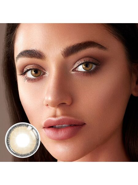 Roze Airy Pumpking Brown 6 Months Contact Lenses