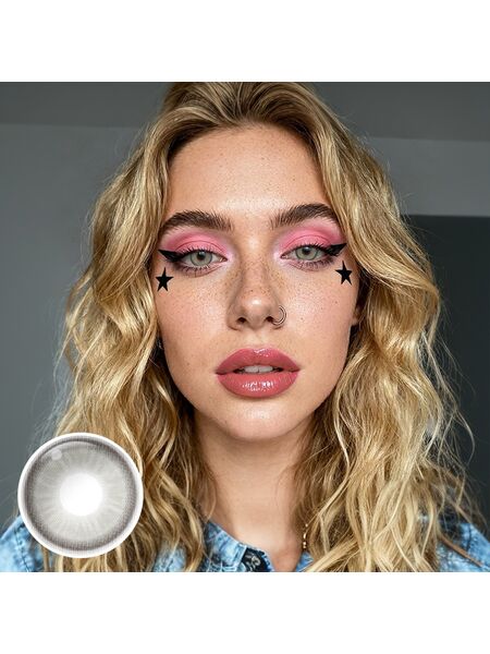 LUNA Grege Gray Prescription 6 Months Contact Lenses