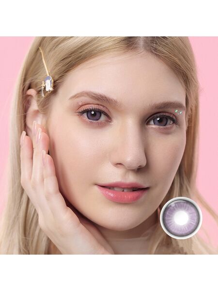 LUNA Pale Violet 6 Months Contact Lenses