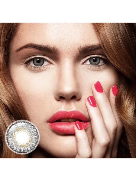 3-Tone Grey Prescription 6 Months Contact Lenses