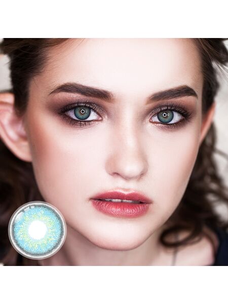 Aegean Sea Blue 6 Months Contact Lenses