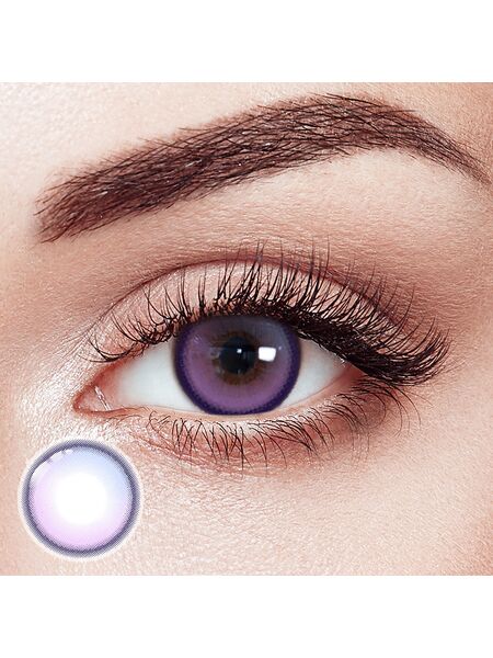 Halo Purple Prescription 6 Months Contact Lenses