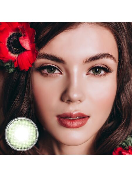 Leafy Forest Green 6 Months Contact Lenses