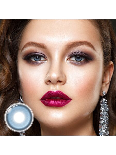 Pearl Blue 6 Months Contact Lenses
