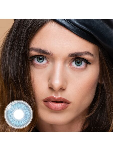 Daisy Blue 6 Months Contact Lenses