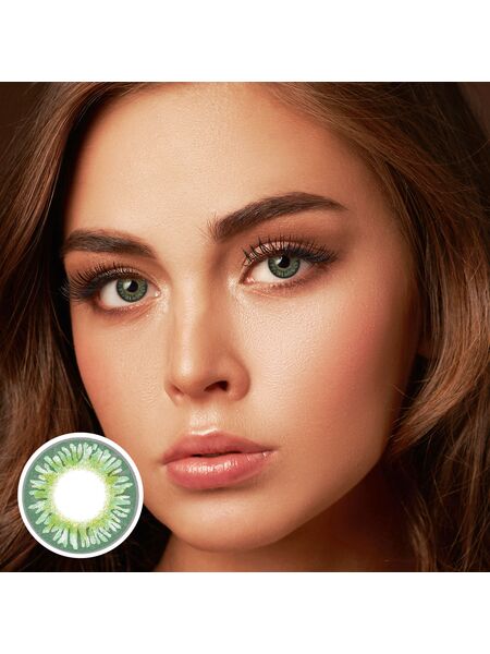 Natural Green 6 Months Contact Lenses