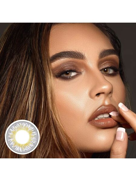 Natural Sugar Grey 6 Months Contact Lenses