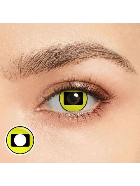 Camera Yellow Costume Yearly Contact Lenses