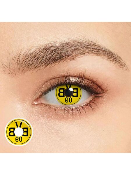 Verbal Yellow Costume Yearly Contact Lenses