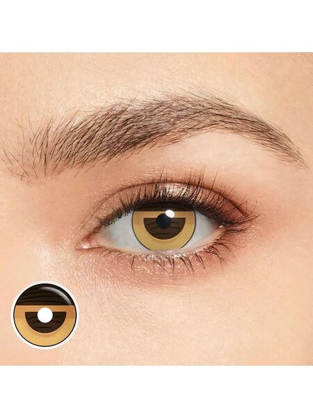Hazelnut Black Costume Yearly Contact Lenses