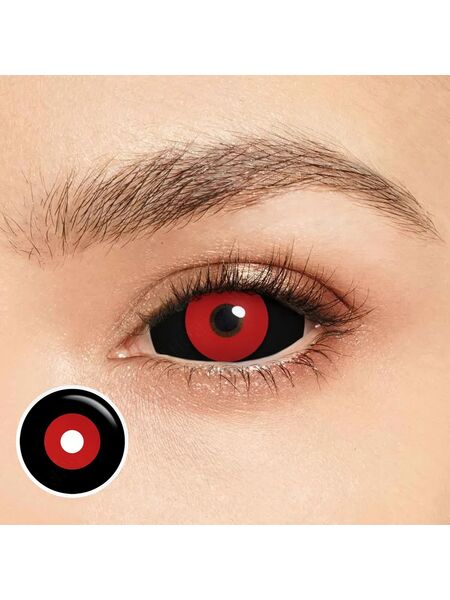 Tokyo Ghoul Black Sclera 22mm Costume Yearly Contact Lenses