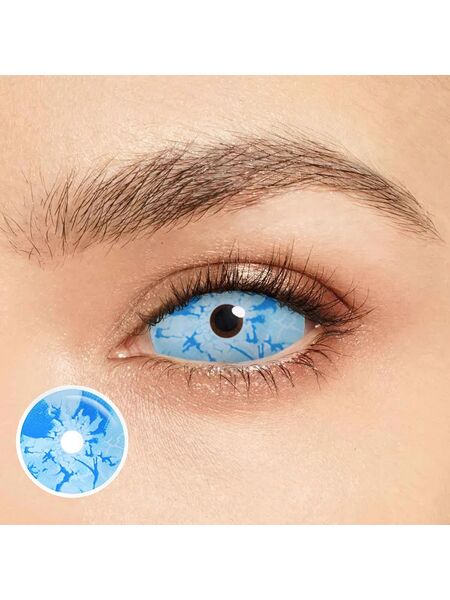 Aquaman Blue Sclera 22mm Costume Yearly Contact Lenses