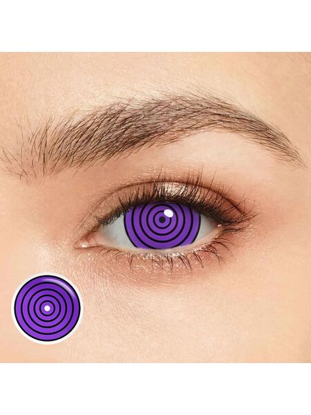 Rinnegan Purple Ⅱ Sclera 17mm Costume Yearly Contact Lenses