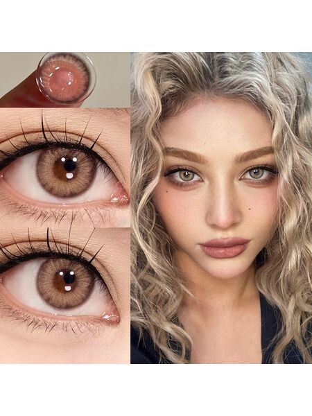 Jasmine Brown Prescription Yearly Contact Lenses