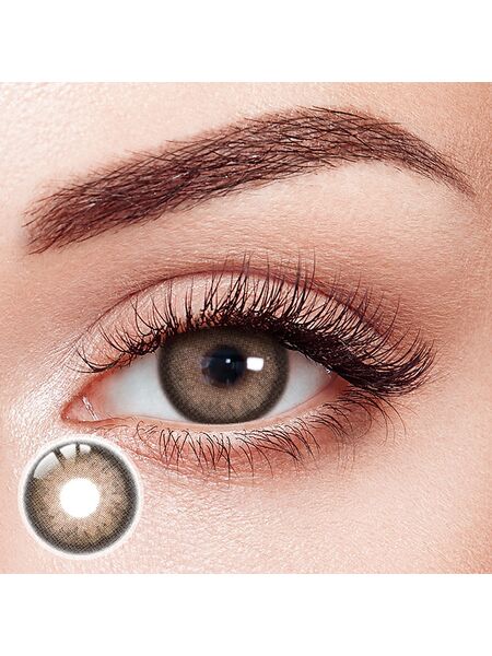 Pepper Brown Prescription Yearly Contact Lenses