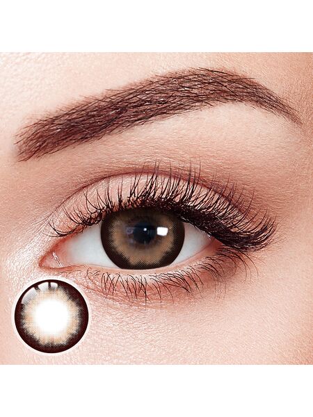 Maltball Brown Prescription Yearly Contact Lenses