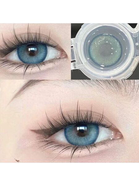 Sandstone Blue Prescription Yearly Contact Lenses