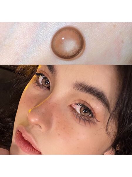 Sandstone Brown Prescription Yearly Contact Lenses