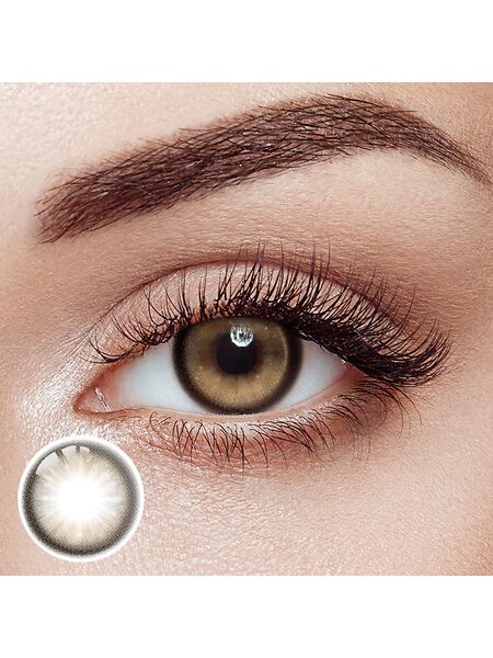 Beads Brown Yearly Contact Lenses