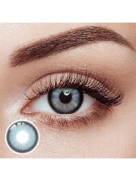 Ice Crystal Blue Yearly Contact Lenses