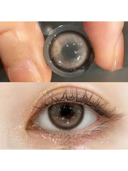 Leather Brown Yearly Contact Lenses