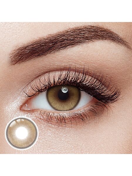 Oolong Brown Yearly Contact Lenses