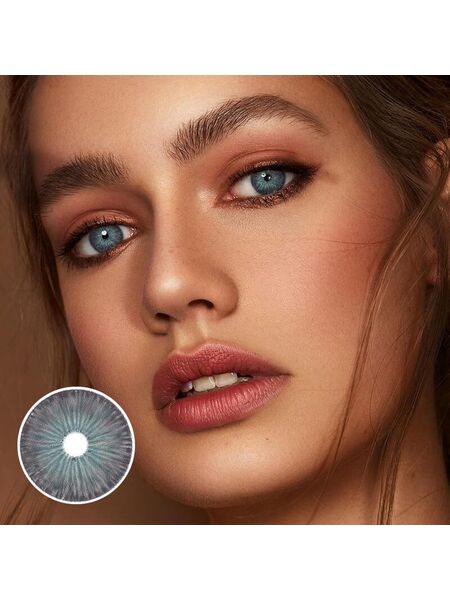 New York N Blue Grey 6 Months Contact Lenses