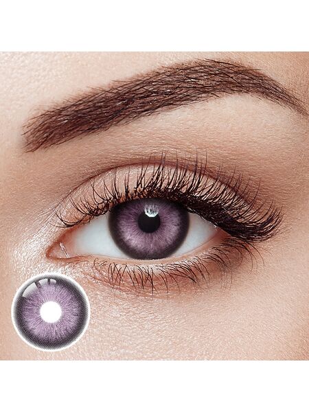 Crystalline Purple Yearly Contact Lenses