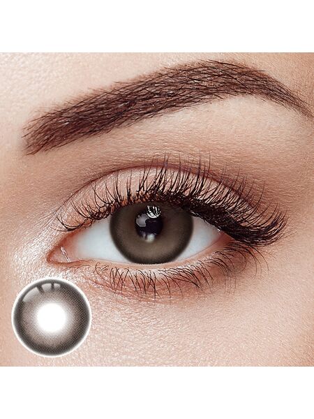 Queencard Brown Yearly Contact Lenses