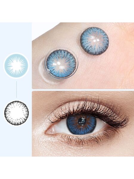 [Pre-Sale] Polar Prism Blue 6 Months Contact Lenses