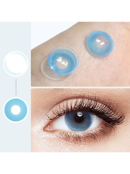 [Pre-Sale] HD Crystal Blue 6 Months Contact Lenses