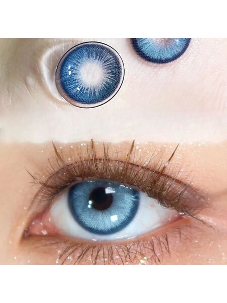 Baroque Blue Prescription Yearly Contact Lenses