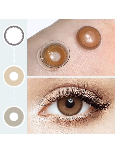 [Pre-Sale] Linen Brown 6 Months Contact Lenses