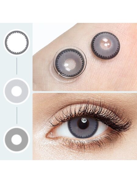 [Pre-Sale] Linen Gray 6 Months Contact Lenses