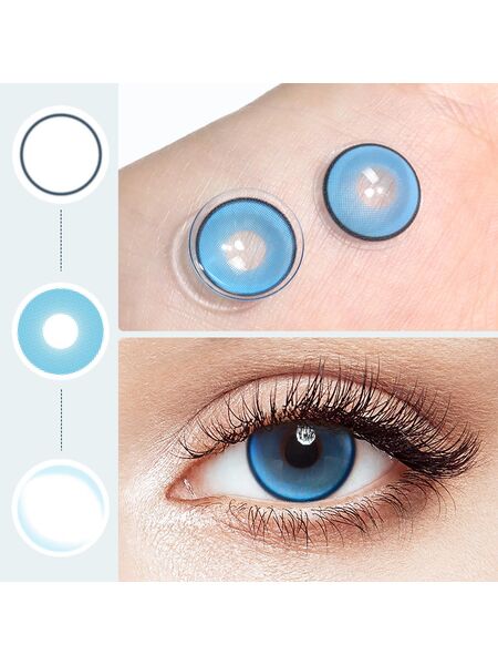[Pre-Sale] Allure Blue 6 Months Contact Lenses