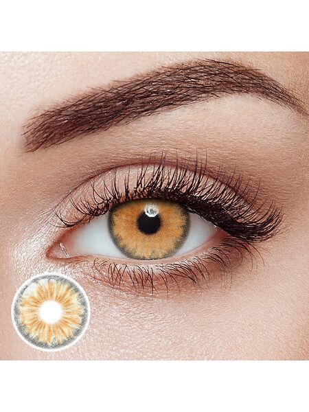 Cleopatra Brown Prescription Yearly Contact Lenses